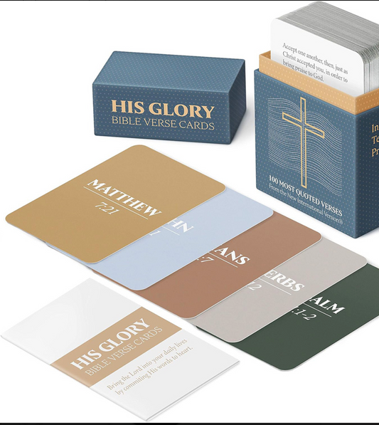 His Glory - Bible Verse Cards